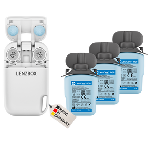 LENZBOX including 3-month pack LenzCare RGP for hard lenses