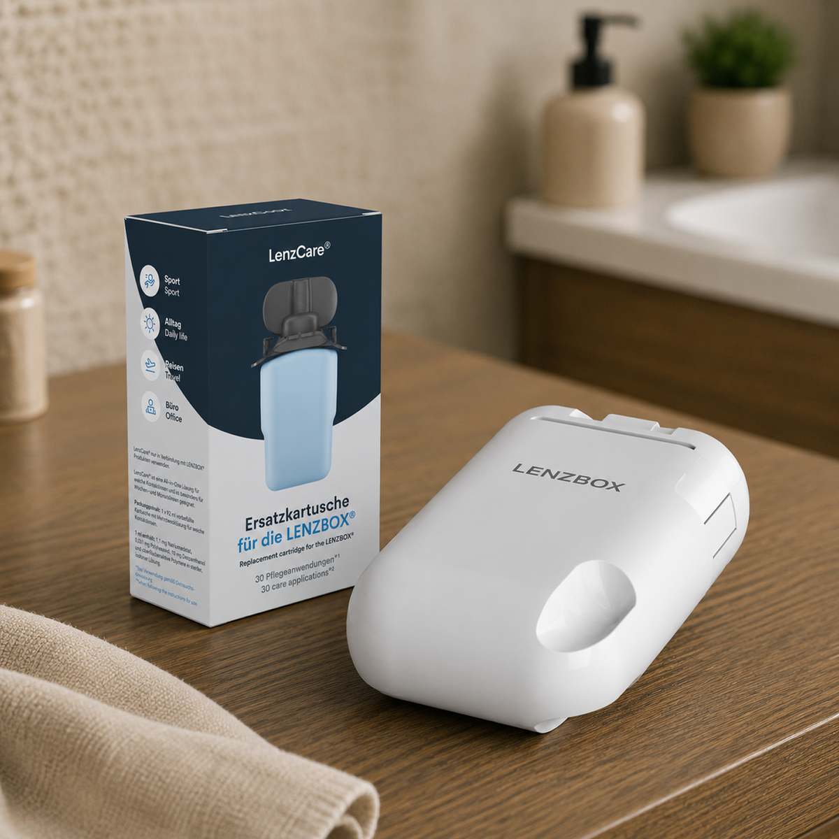 LENZBOX SOFT für weiche Linsen (mit LenzCare-Abo)