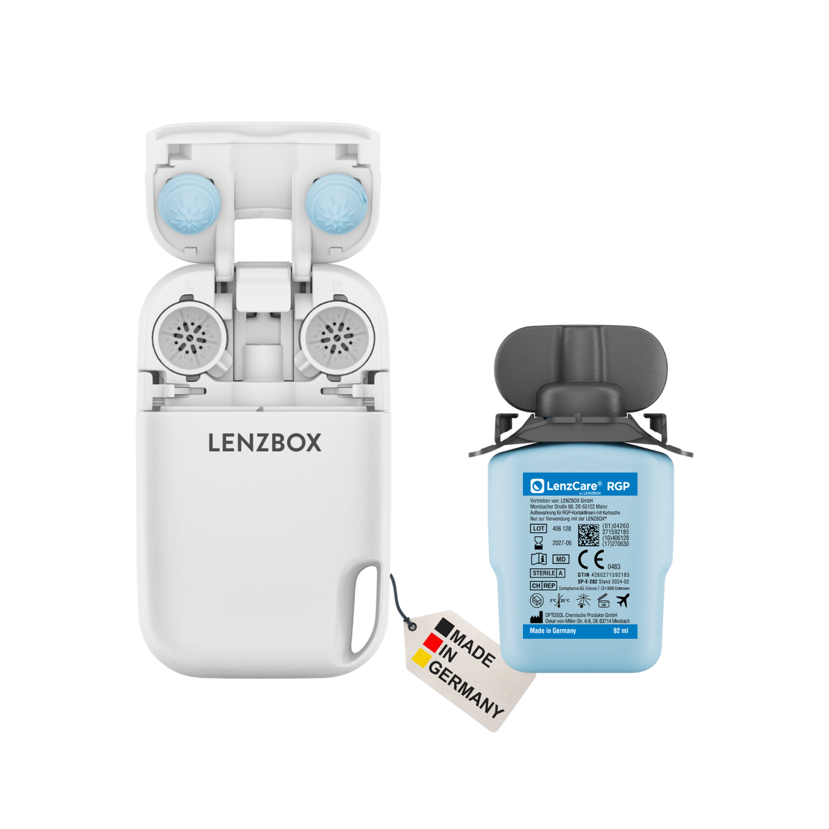 LENZBOX Starter Set RGP for hard lenses