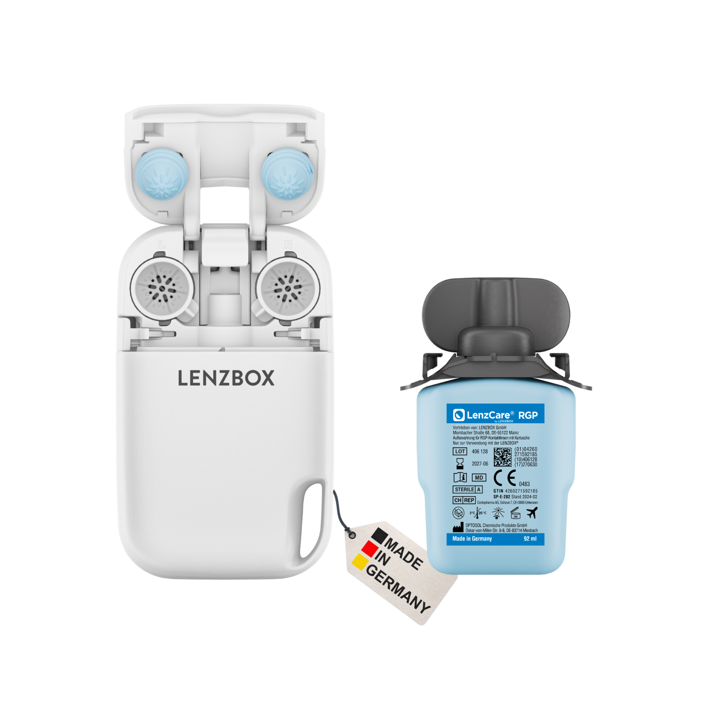 LENZBOX Starter Set RGP for hard lenses