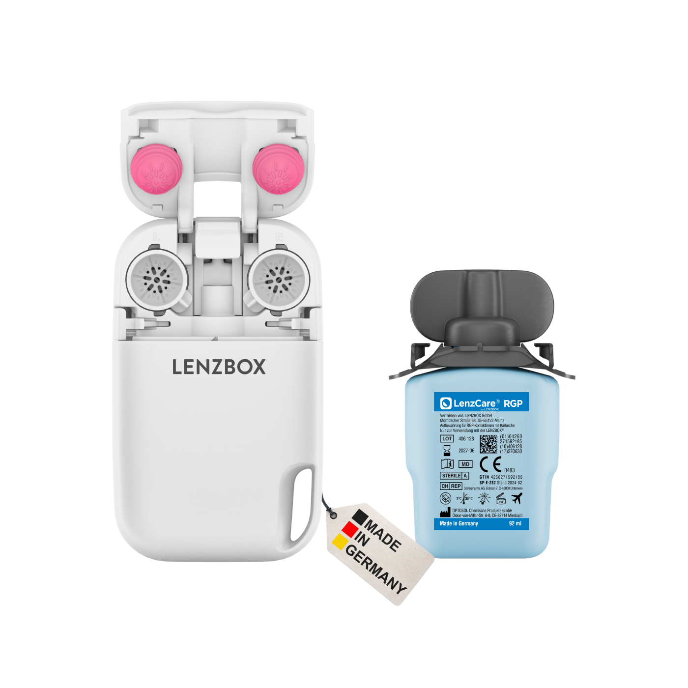 LENZBOX Starter Set RGP for hard lenses